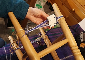 Tablet weaving first attempt