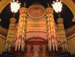 Daniel's musical activities.  [Image is:  'The organ at Leeds Town Hall'].