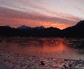 There was real depth of colour in the sky and on the ice